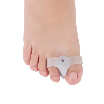 1 пара гелевых разделителей для пальцев ног, Корректор, защитные накладки, Силиконовый выпрямитель для большого пальца, Регулятор вальгусной деформации, Обезболивающие средства по уходу за ногами