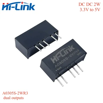 2 шт./лот Hi-Link DC DC A0305S-2WR3 2 Вт ± 3,3 В ± 200 мА Модуль питания Бытовой интеллектуальный преобразователь постоянного тока с двойным выходом ic Mini