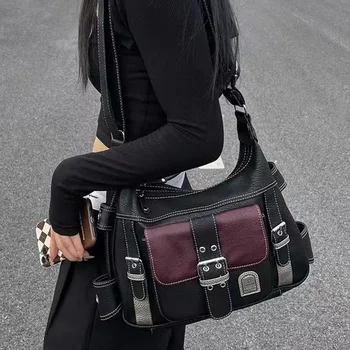 Винтажная сумка через плечо, высококачественная искусственная кожа, нейлоновая сумка, женская сумка для пригородных поездок, женские трендовые сумки BlacMessenger