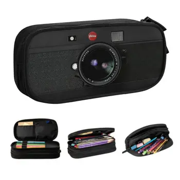 Классические ретро-старые винтажные пеналы для фотоаппаратов для девочек, Фотограф, Большая емкость, сумка для ручек, школьные принадлежности