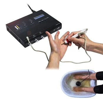 Многофункциональный медицинский аппарат с детоксикацией ног, массажем tens, диагностикой акупунктурных точек рук