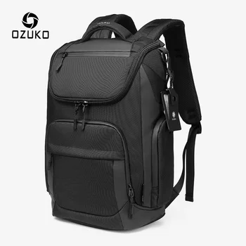 Многофункциональный мужской рюкзак OZUKO Большой емкости, водонепроницаемый, для ноутбука 15,6 