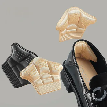 Наклейки на каблук Защитные накладки на каблук для спортивной обуви Регулируемого размера Противоизносная накладка для ног, подушка, Вставная стелька, защита пятки, задняя наклейка