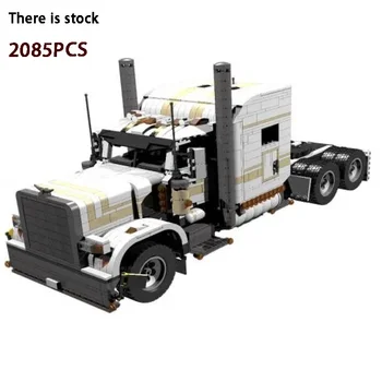 Новый MOC-6138 Негабаритный Трактор City Transporter 2085 ШТ Строительные Блоки Для Взрослых Высокой Сложности Сшивания Детские Развивающие Игрушки