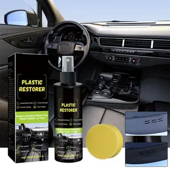 Спрей для покрытия керамической отделки автомобиля 100 мл Средство для детализации интерьера автомобиля, восстанавливающее пластик и кожу, Auto Clean Refresh Restoration Agent